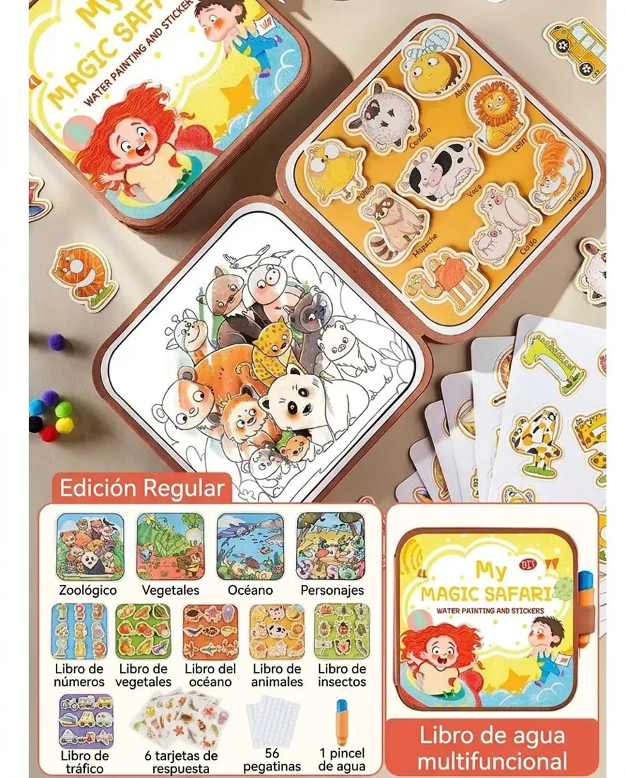Magic Safari: pinta con agua, aprende jugando - imagen 3